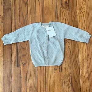Pehr NWT Size 0-6m Gray Kids Sweater